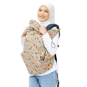 (UPGRADED) Malilkids Selimut Bayi Blanket Clip & Go Cover Pro 3in1 – Brown Dino