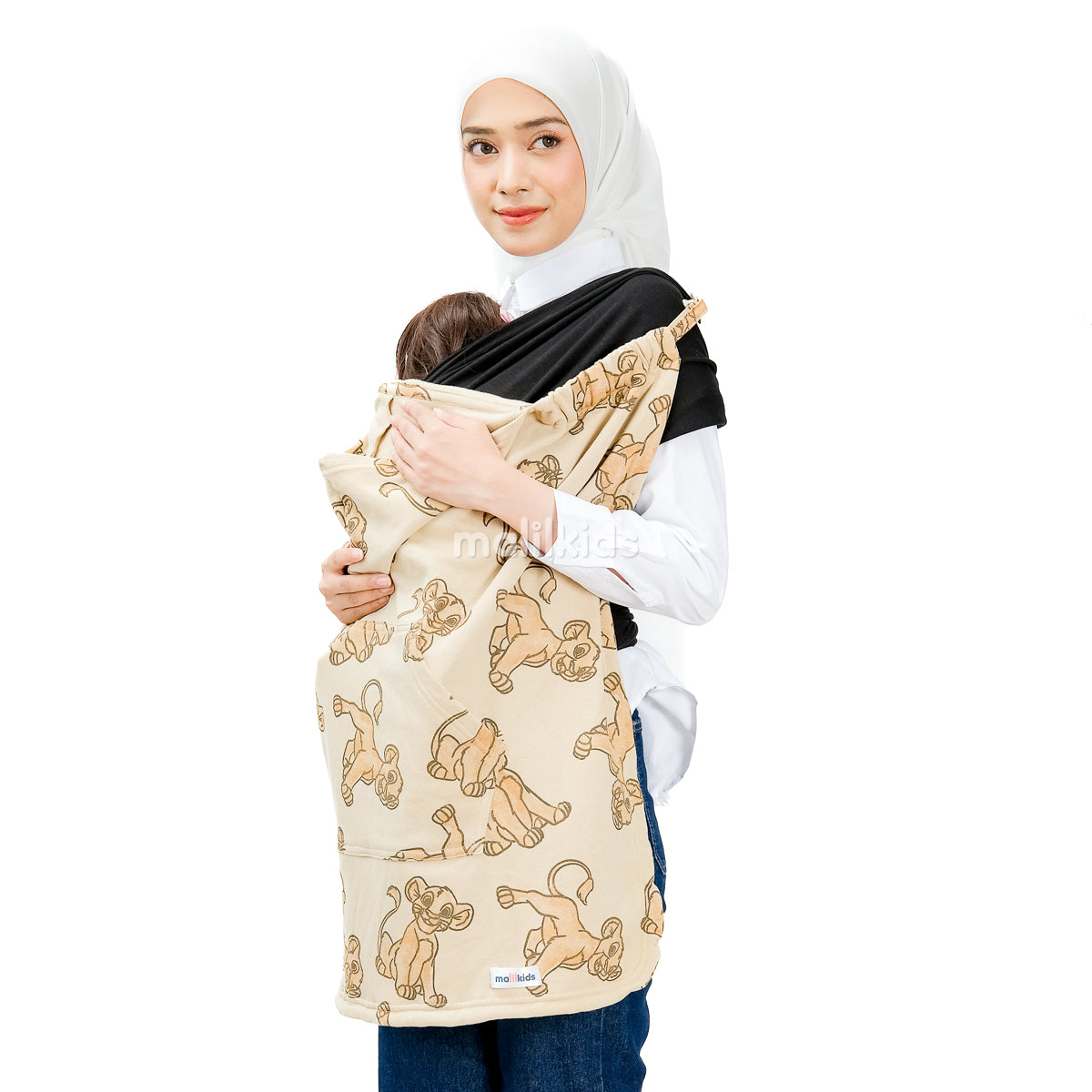(UPGRADED) Malilkids Selimut Bayi Blanket Clip & Go Cover Pro 3in1 – Cute Simba