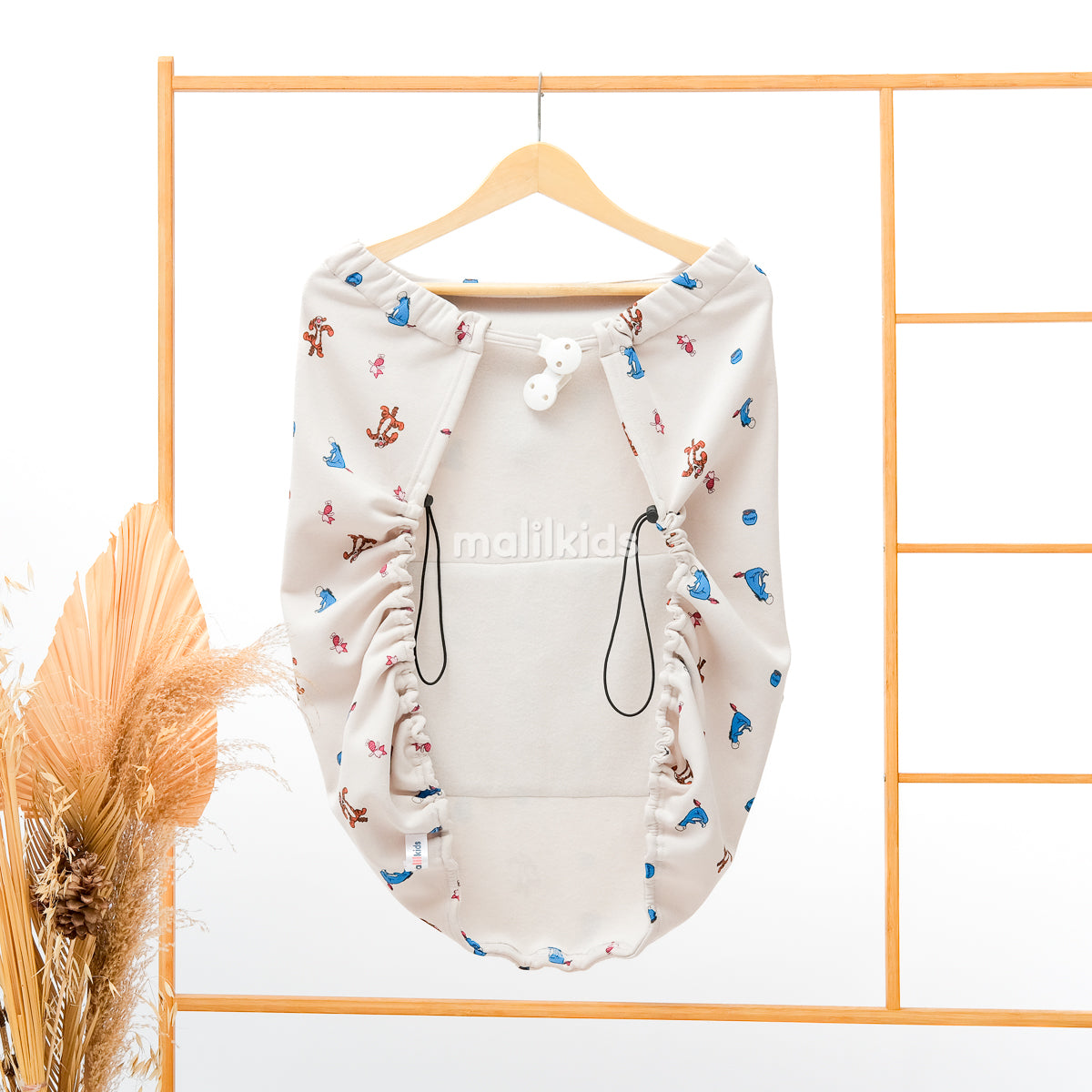 (UPGRADED) Malilkids Selimut Bayi Blanket Clip & Go Cover Pro 3in1 – Pooh & Friends