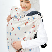 (UPGRADED) Malilkids Selimut Bayi Blanket Clip & Go Cover Pro 3in1 – Pooh & Friends