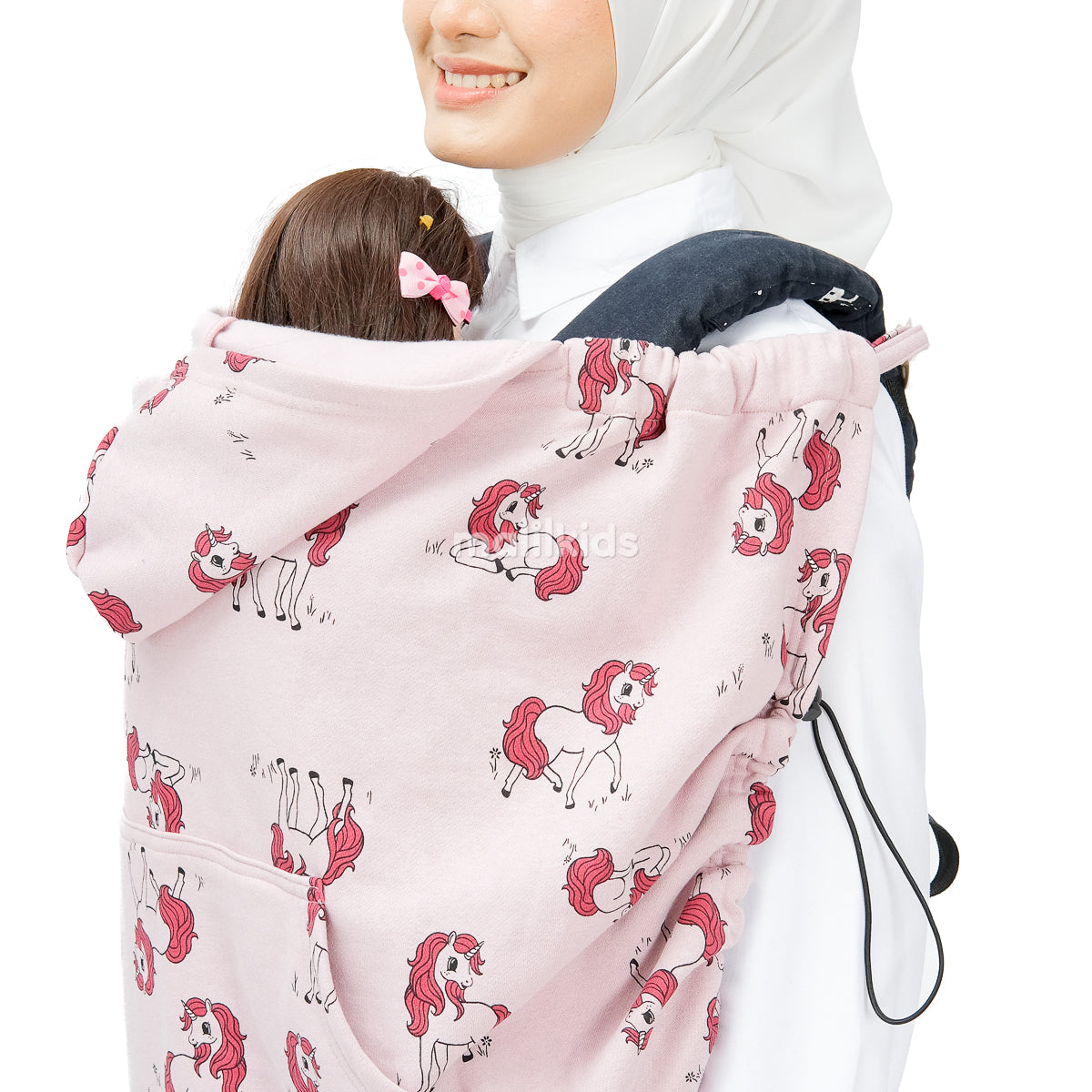 (UPGRADED) Malilkids Selimut Bayi Blanket Clip & Go Cover Pro 3in1 – Unicorn