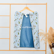 Blanket OTG Reversible Minky - Blue Woodland