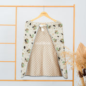 Blanket OTG Reversible Minky - Cream Forest