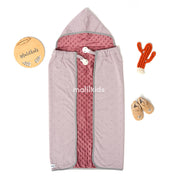 Blanket OTG Reversible Minky - Dot Lilac