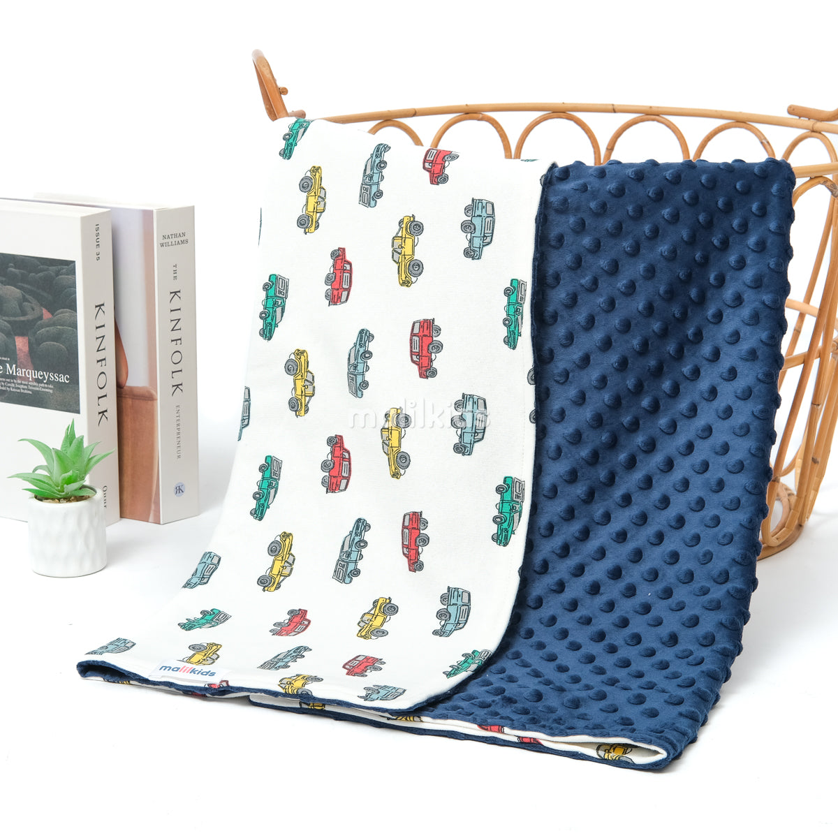 Minky Blanket - Happy Wheels