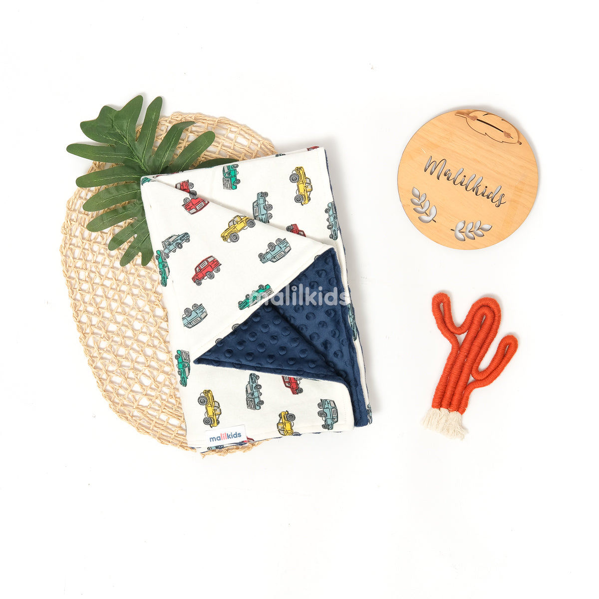 Minky Blanket - Happy Wheels