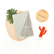 Minky Blanket - Sage Blossom