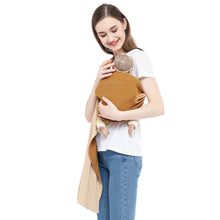 Load image into Gallery viewer, Ring Sling Kaos Bolak Balik : Gasing BB Caramel x Beige
