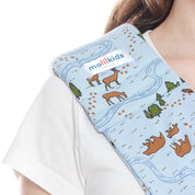 Sling Pouch Cotton Blue Woodland