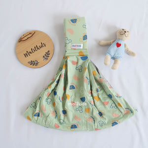 Geos Sling Pouch Double Layer (Dengan Busa di Pundak) : Seafoam Mouse