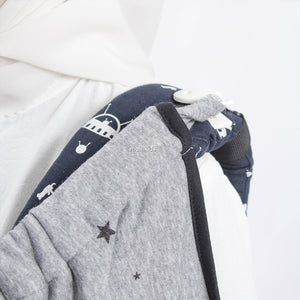 Blanket Clip & Go 3in1 : Star Grey