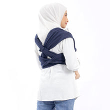 Load image into Gallery viewer, Wrap Instan 2in1 Waffle Cellular Knit - Navy
