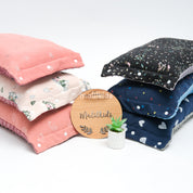 Malilkids Bantal Menyusui 2in1 Nursing Arm Pillow 2in1 Reversible Kombinasi Minky - Fleece - Motif Girl (RANDOM)