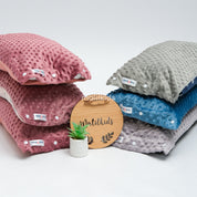 Malilkids Bantal Menyusui 2in1 Nursing Arm Pillow 2in1 Reversible Kombinasi Minky - Fleece - Motif Girl (RANDOM)
