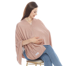 Load image into Gallery viewer, Nursing Cover 2in1 Solid Series - Coffee Milk
