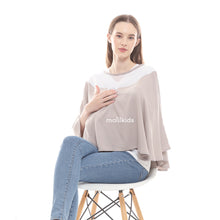 Load image into Gallery viewer, Nursing Cover Premium Plain Color Series - Frosted Toffee

