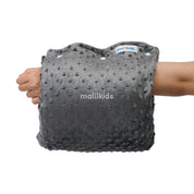 Nursing Arm Pillow Minky Dark Grey
