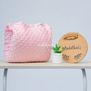 Nursing Arm Pillow Minky Light Pink