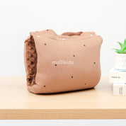 Malilkids Bantal Menyusui 2in1 Nursing Arm Pillow 2in1 Reversible Kombinasi Minky - Fleece - Motif Lil Love Mocca