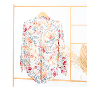 Nursing Cover 2in1 Rayon Peach Blooming