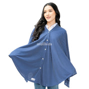 Nursing Cover 2in1 Stripe Prussian