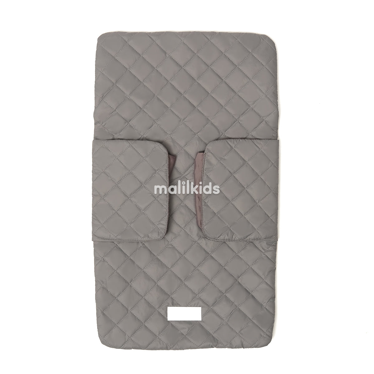 Malilkids Portable Diaper Changing Pad Premium – Alas Ganti Popok Lipat Bayi - Dark Grey