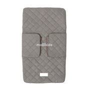 Malilkids Portable Diaper Changing Pad Premium – Alas Ganti Popok Lipat Bayi - Dark Grey