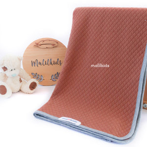 Diamond Baby Blanket Selimut Bayi - Brown
