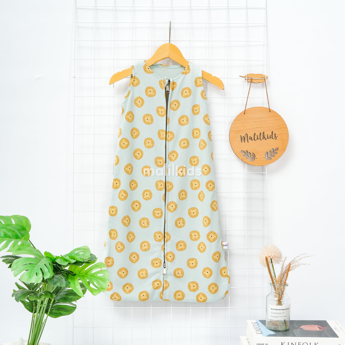 Sleep Sack Print - Lion Mint