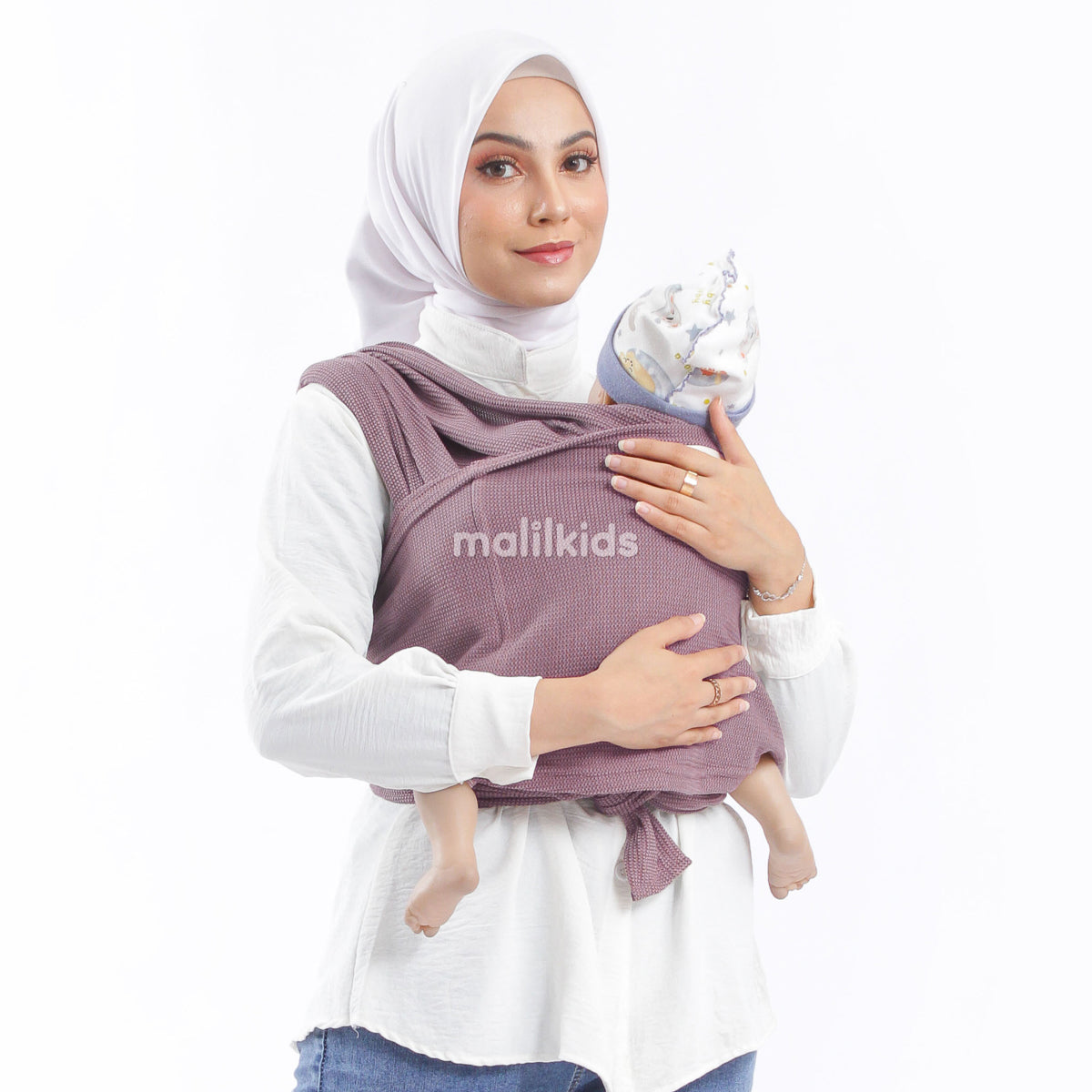 Wrap Instan 2in1 Waffle Mauve