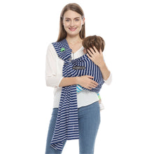 Load image into Gallery viewer, Ring Sling Kaos : Gasing Stripe Navy
