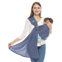 Load image into Gallery viewer, Ring Sling Kaos : Gasing Stripe Navy

