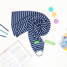 Load image into Gallery viewer, Ring Sling Kaos : Gasing Stripe Navy
