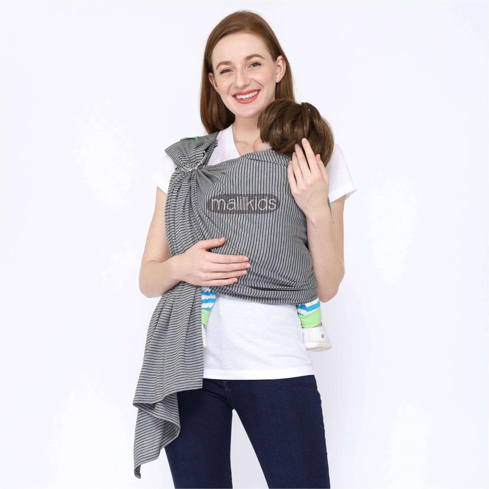 gasing-stripe-pearly-grey-gendongan-ring-gendongan-instan-sling-ring-gendongan-kaos-ring-on-model-1.jpg